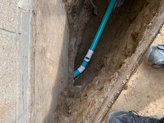 exterior sewer drain repair 2